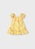 Rochie cu tul galbena cu flori bebe fata MAYORAL 1850 MY-R20A