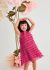 Rochie roz cu franjuri Abel & Lula 5064 AB-R08A