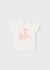 Tricou alb cu imprimeu fata MAYORAL 3056 MY-BL44A