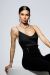 MAIOU NEGRU SATINAT CU BRETELE SUBTIRI BBY-BL01A