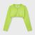 Cardigan verde tricot Ecofriends basic fata 00320 MY-BO06X