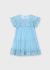 Rochie sky blue tul broderie fetita 3909 MY-R10A