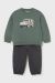 Trening cu bluza verde masina baietel MAYORAL 2838 MY-TRG11F