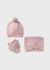 Set caciula, manusi si fular roz fetita MAYORAL 10019 MY-CACIULA106F
