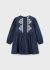 Rochie bleumarin cu broderie fata MAYORAL 4992 MY-R23F