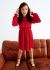 Rochie rosie cu sclipici ABEL&LULA 5530 AB-R02F