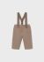 Pantaloni maro lungi bretele nou-nascut MAYORAL 2576 MY-PL13F